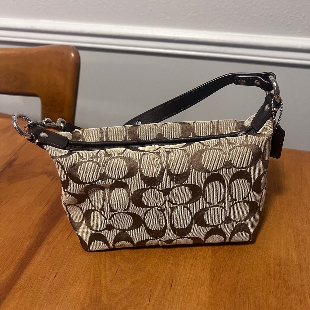 2000s Brown Coach Shoulder Bag